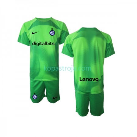 Billiga Fotbollströjor Inter Milan Målvakt Barn Tredje tröja 2022/23 Kortärmad